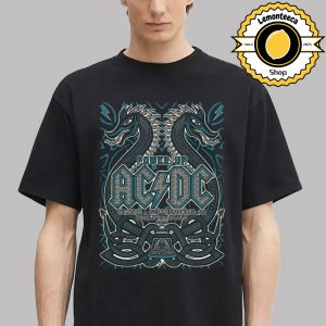 ACDC Power Up Tour 2025 Poster For The Shows In Goteborg Sweden At Ullevi Stadium On July 28 And August 1 2025 Unisex T-Shirt
