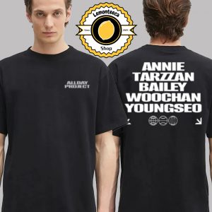 Allday Project Official Merch Famous Member Names Unisex T-Shirt
