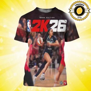 Angel Reese Chicago Sky NBA 2K26 WNBA Edition Cover Star All Over Print Shirt