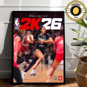 Angel Reese Chicago Sky NBA 2K26 WNBA Edition Cover Star Home Decor Poster Canvas