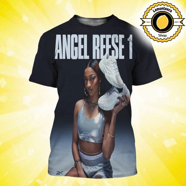 Angel Reese Chicago Sky X Reebok Angel Reese 1 Signature Shoe WNBA 2025 All Over Print Shirt