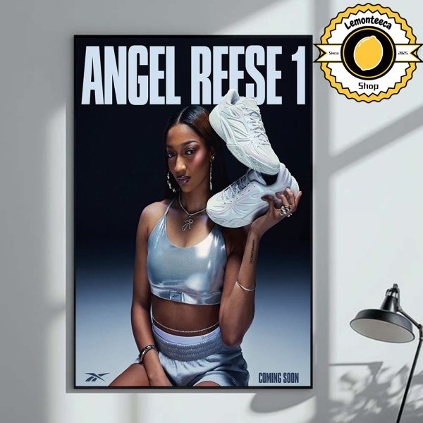 Angel Reese Chicago Sky X Reebok Angel Reese 1 Signature Shoe WNBA 2025 Home Decor Poster Canvas