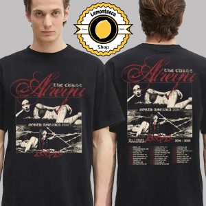 Atreyu Merch Poster The Curse North American Tour 2025 Schedule Two Sided Unisex T-Shirt
