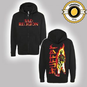 Bad Religion World Tour 2025 Merch Bootleg Suffer Unisex Zip Hoodie
