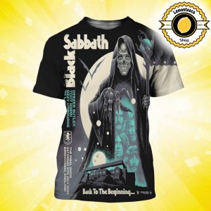 Black Sabbath Back To The Beginning Poster The Final Show At Villa Park In Birmingham England On July 5th And 7th 2025 All Over Print Shirt