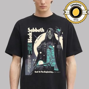 Black Sabbath Back To The Beginning Poster The Final Show At Villa Park In Birmingham England On July 5th And 7th 2025 Unisex T-Shirt