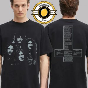 Black Sabbath Birmingham Merch Tee At Villa Park In Birmingham England On July 5 2025 Two Sided Unisex T-Shirt