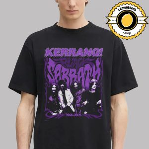 Black Sabbath X Kerrang Collab 1968 2025 Unisex T-Shirt