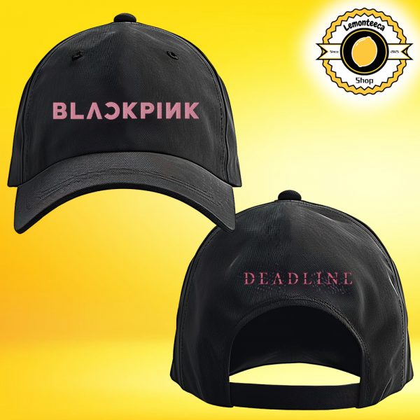 Blackpink Deadline World Tour 2025 2026 Exclusive Cotton Twill Front Trucker Classic Cap Hat Snapback