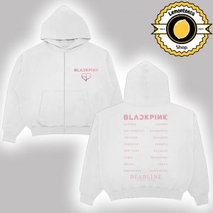 Blackpink Deadline World Tour 2025 2026 Exclusive Foil Unisex Zip Hoodie