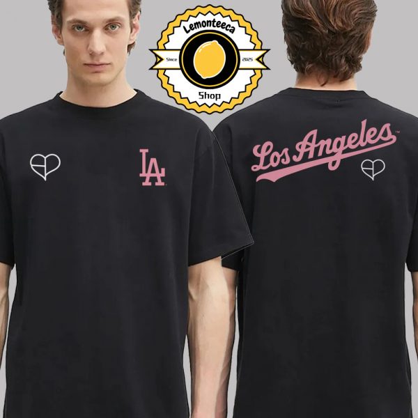 Blackpink X Los Angeles Dodgers Mitchell And Ness Two Sided Unisex T-Shirt