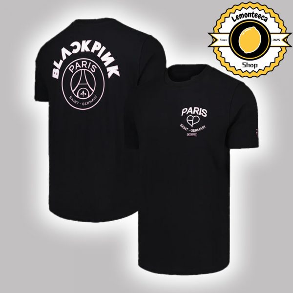 Blackpink X Paris Saint Germain FC Logo Two Sided Unisex T-Shirt