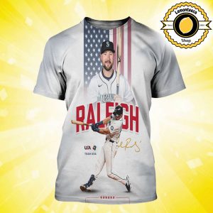Cal Raleigh Joins Team USA Seattle Mariners Star to Compete in 2026 World Baseball Classic MLB 2025 All Over Print Shirt