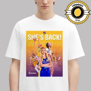 Cameron Brink Los Angeles Sparks She’s Back WNBA 2025 Unisex T-Shirt