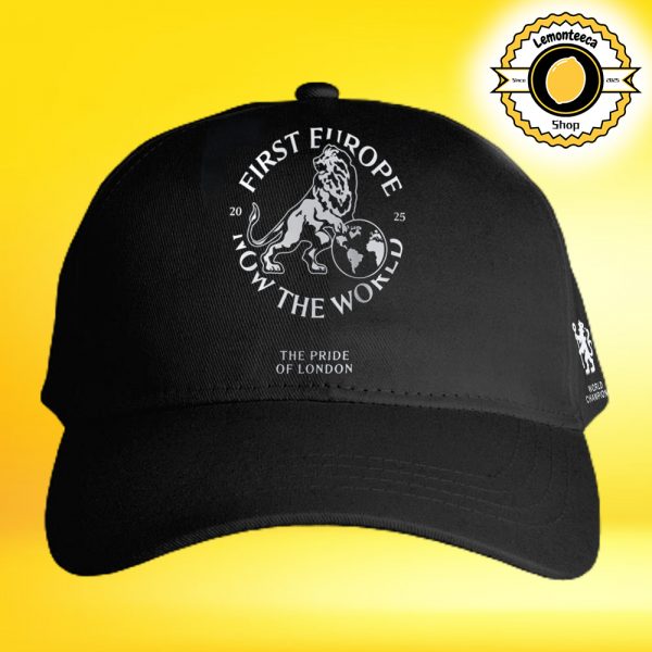 Chelsea First Europe Now the World Graphic FIFA Club World Cup Chmapions 2025 Classic Cap Hat Snapback