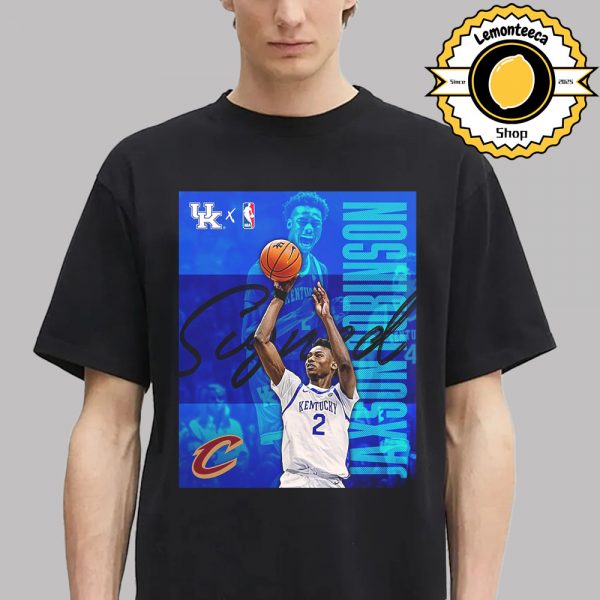 Congrats To Jaxson Robinson For Signing A Free Agent Deal With The Cleveland Cavaliers NBA 2025 Unisex T-Shirt