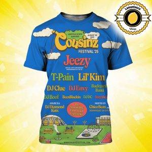 Cousinz Festival 2025 Official Poster Special 20th Anniversary In Norfolk Virginia At Norfolk Scope Arena On August 30 2025 All Over Print Shirt
