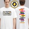 Cousinz Festival 2025 X Denim Tears Official Festival Tee In Norfolk Virginia At Norfolk Scope Arena On August 30 2025 Two Sided Unisex T-Shirt