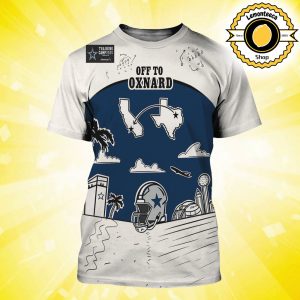 Dallas Cowboys Off To Oxnard NFL Training Camp 2025 All Over Print Shirt