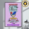 Dead And Company Celebrating 60 Year Of The Grateful Dead’s Music Event Poster At Golden Gate Park In San Francisco California On August 1 2 3 2025 Home Decor Poster Canvas