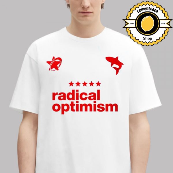 Dua Lipa Radical Optimism Tour 2025 Merch Tee Logo And Shark Unisex T-Shirt