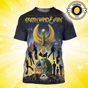 Earth Wind And Fire Event Poster At Hollywood Bowl In Los Angeles CA On July 2-4 2025 That’s The Way Of The World All Over Print Shirt