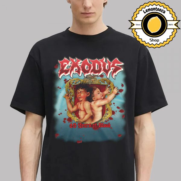 Exodus Limited Tee Bonded By Blood Philadelphia 40 Years Of Blood Unisex T-Shirt