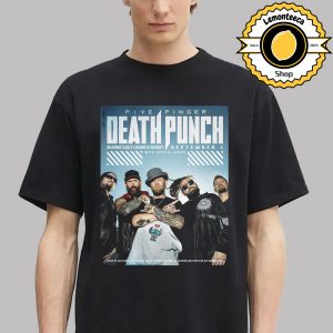 Five Finger Death Punch Event Poster In Michigan At Soaring Eagle Casino And Resort On September 1st 2025 Unisex T-Shirt