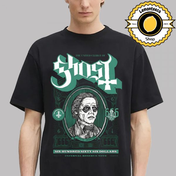 Ghost Merch Tee Mummy Dust 666 Six Hundred Sixty Six Dollars Unisex T-Shirt