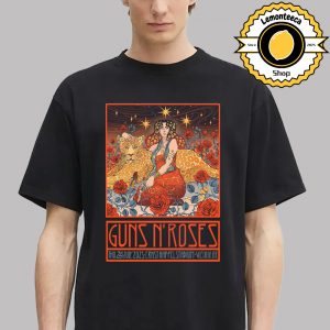 Guns N Roses Vienna Poster In Vienna AT At Ernst Happel Stadium On July 24 2025 Unisex T-Shirt