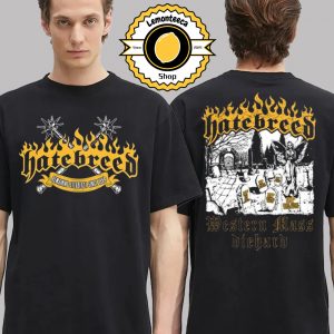 Hatebreed Merch Tee At Mass Mutual Center In Springfield Massachusetts On July 18 2025 Two Sided Unisex T-Shirt