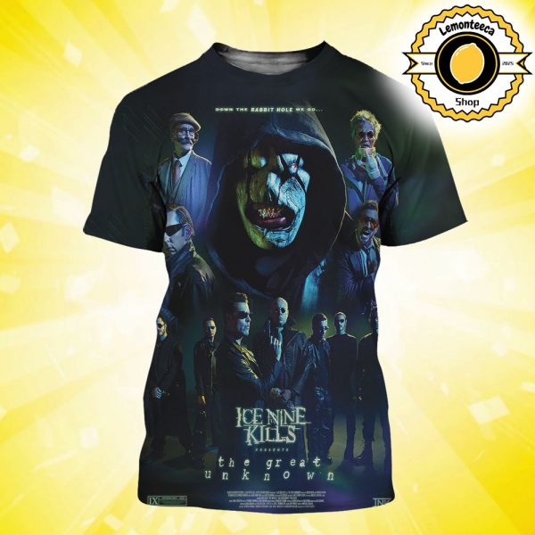 Ice Nine Kills X The Great Unknown Autographed Movie Poster All Over Print Shirt