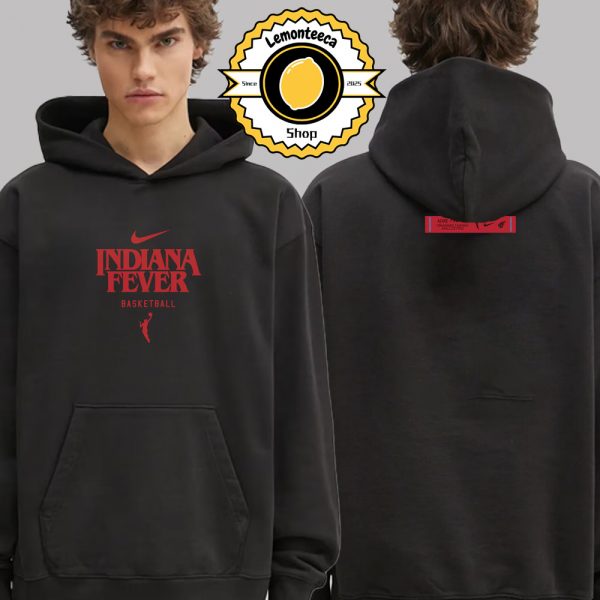 Indiana Fever Nike Stranger Things Rebel Edition Collection Club Fleece Unisex Hoodie