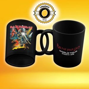 Iron Maiden Run For Your Lives World Tour 2025 2026 Ceramic Mug