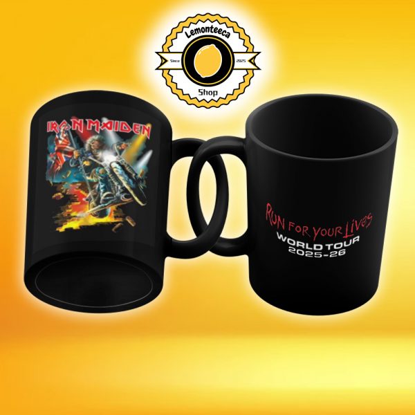 Iron Maiden Run For Your Lives World Tour 2025 2026 Ceramic Mug