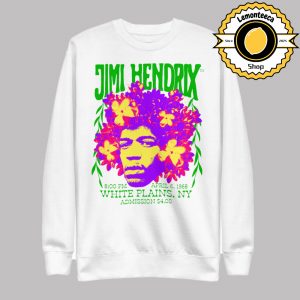Jimi Hendrix Exclusive Tee Admission In Concert At White Plains In New York On April 6 1968 Unisex Sweater
