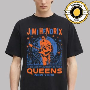 Jimi Hendrix Exclusive Tee I Am Experienced In Concert August 23 1968 At Queen In New York Unisex T-Shirt