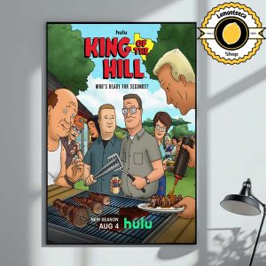 King Of The Hill Who Ready For Seconds New Season On August 4 2025 In Hulu Home Decor Poster Canvas