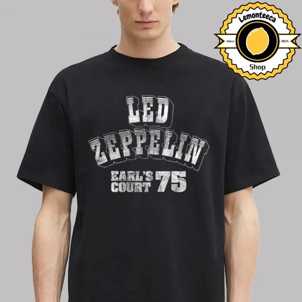 Led Zeppelin Earl’s Court 75 Logo Unisex T-Shirt