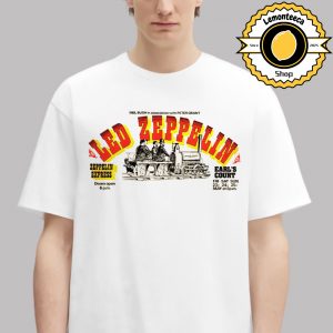 Led Zeppelin Express Poster Bone Unisex T-Shirt