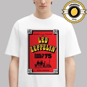 Led Zeppelin Physical Graffiti 50th Anniversary Poster Earl’s Court Programme Unisex T-Shirt