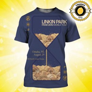 Linkin Park From Zero Omaha 2025 Merch Poster At CHI Health Center Omaha In Omaha NE On August 29 2025 World Tour All Over Print Shirt