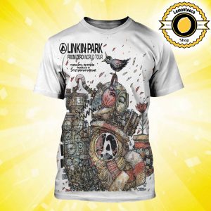 Linkin Park From Zero Toronto 2025 Merch Poster At Scotiabank Arena In Torono Ontario On August 8 2025 World Tour All Over Print Shirt