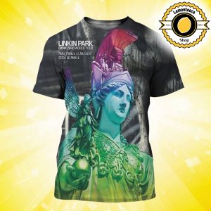 Linkin Park From Zero World Tour 2025 Merchandise Poster For Paris France 2025 At Stade De France On July 11 2025 All Over Print Shirt