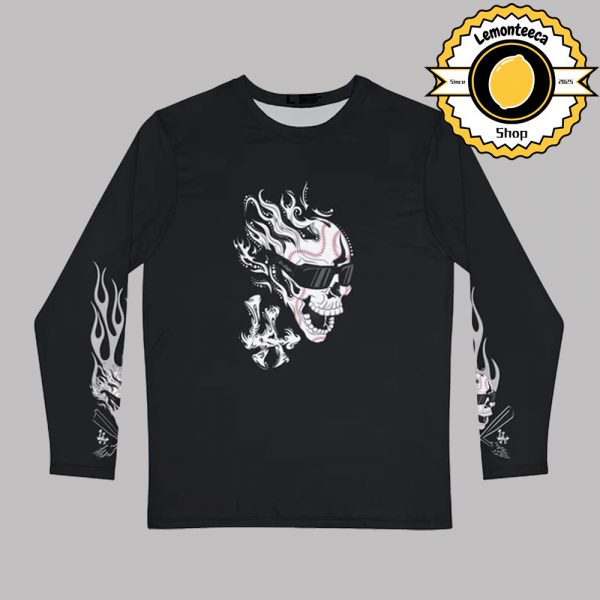 Los Angeles Dodgers Villains Baseball Collection Bats And Bones Unisex Long Sleeve