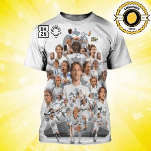 Luka Modric Thank You 13 Years Of Modric In Real Madrid CF Magic All Over Print Shirt