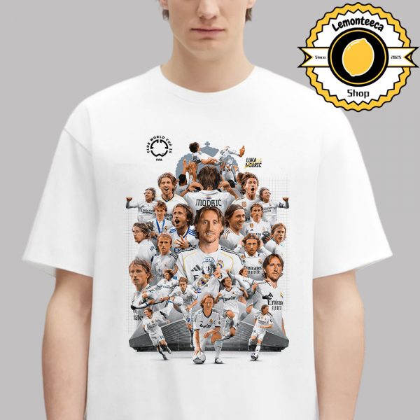 Luka Modric Thank You 13 Years Of Modric In Real Madrid CF Magic Unisex T-Shirt