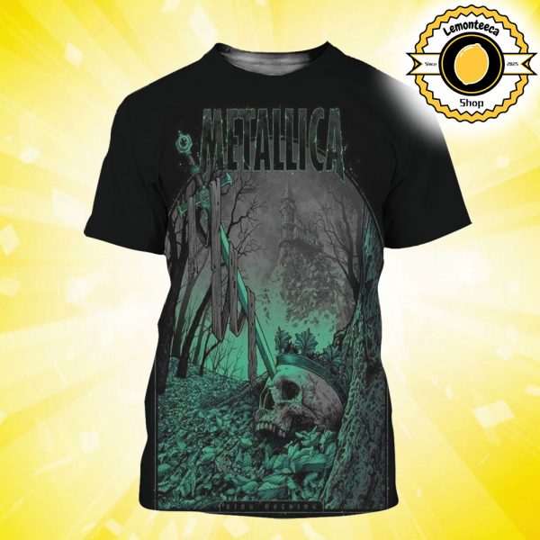 Metallica King Nothing Poster Art Skull 2025 All Over Print Shirt
