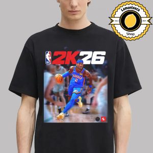NBA 2K26 Cover Athlete Shai Gilgeous-Alexander OKC Thunder Unisex T-Shirt