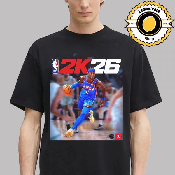 NBA 2K26 Cover Athlete Shai Gilgeous-Alexander OKC Thunder Unisex T-Shirt